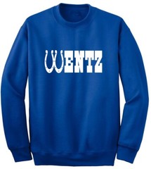 Carson Wentz Indianapolis Colts Indy Logo CREW HOODED SWEATSHIRT