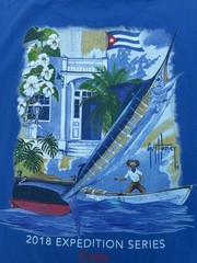 Guy Harvey Men’s Classic Fit Marlin Swordfish Blue Size Large