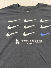 Los Angeles Dodgers Nike 2025 Champions LA Loves A Sequel Shirt Mens Sz 2XL New