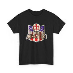 Greatest American Hero Retro Graphic T-Shirt for Comic Fans, Casual Style