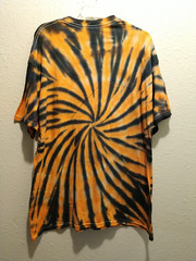 Handmade Spiral Tie Dye Shirt Unisex Men Women Sz XL Hippie Tee Boho (T124)