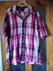 Henri Lloyd Pink Classic Shirt size xxl Mens Summer Holidays Beach Sea