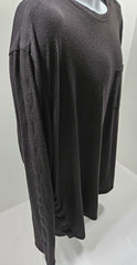 Deyeck black XL long sleeve crewneck snap entry shoulder/sleeve SURGICAL (1)