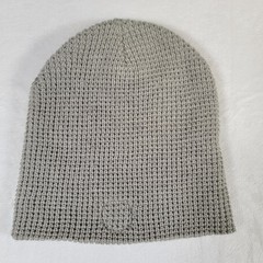 RVCA Unisex Knit Beanie Heather Gray One Size Slouchy Warm Comfort Casual