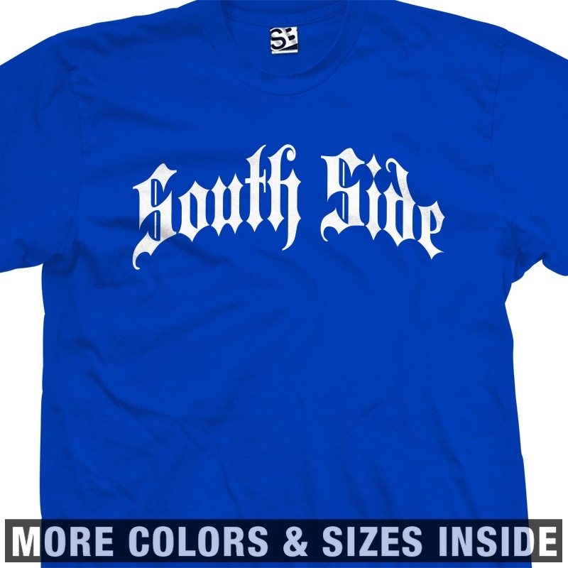 South Side Thug T-Shirt | Old English Streetwear SouthSide Dad Mens Tee Shirt