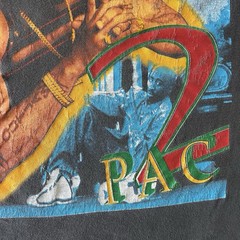 Vintage Tupac Shirt 2Pac 90s Rap Tee Large Death Row Snoop Dog Rare Bootleg HTF