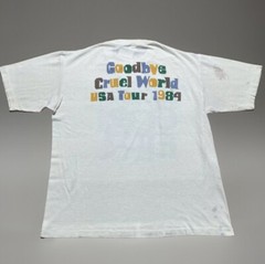 Vintage 1984 Elvis Costello Goodbye Cruel World USA Tour Shirt Size Large