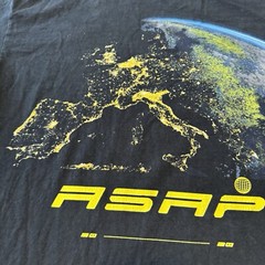 ASAP Worldwide Black Long Sleeve T Shirt 2020 A$AP Earth