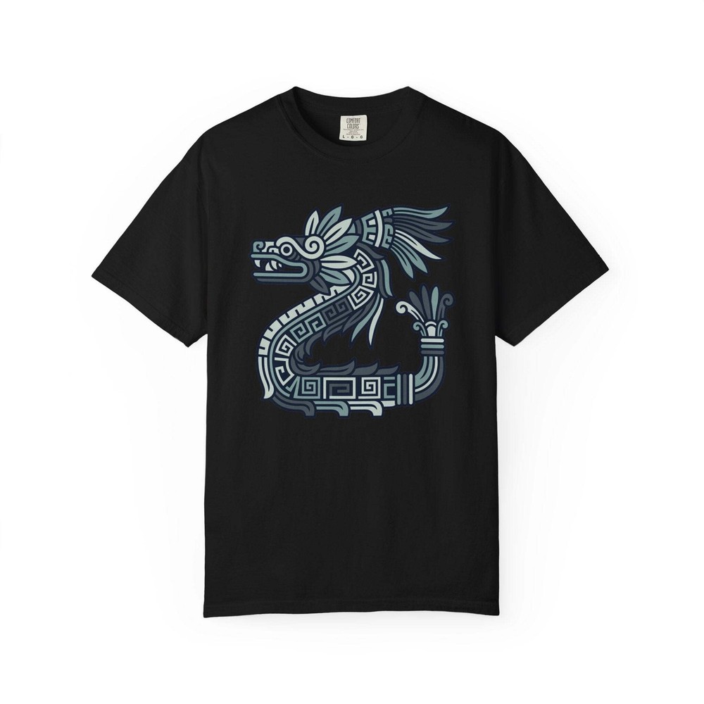 Quetzalcoatl Feathered Serpent T-Shirt | Aztec Mayan Mythology Tee Shirt