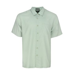 River’s End Camp Collared Long Sleeve Button Up Shirt Mens Green Casual Tops 770