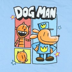 Dog Man T-Shirt Big Boys’ Petey and Dog Man Short Sleeve Graphic Top