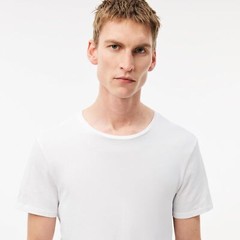 Lacoste Men’s Cotton Regular Fit Crew Neck T-Shirts (3 Pack)
