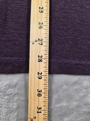 Agave Thermal Henley Shirt Plum Mens Long Sleeve Standard Fit Made in USA