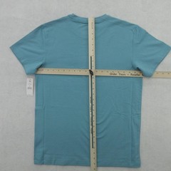 Tommy Bahama Shirt Mens Small Turquoise S/S Crew Neck Top Tee Stretch Cotton