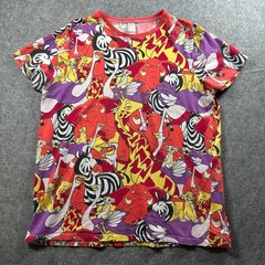 Disney Lion King T-Shirt Unisex Large Multicolor All Over Print Simba Zazu Tee