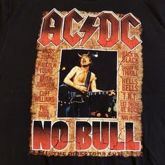 RARE – NWOT – Vintage – The Roxx – AC/DC – NO BULL – Double Sided T Shirt – 3XL