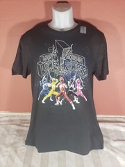 Old Navy Black Sabans Mighty Morphin Power Rangers Graphic T Shirt Size M NWT