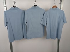 M&S Men’s Ultimate Polo Shirts Size S 3Pcs Bundle Regular Fit Light Blue New