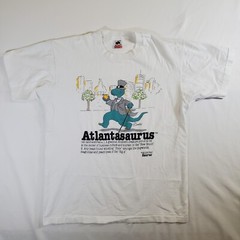 Fruit of the Loom Talking Tops Atlantasaurus VTG 1987 Large Single Stitch TShirt