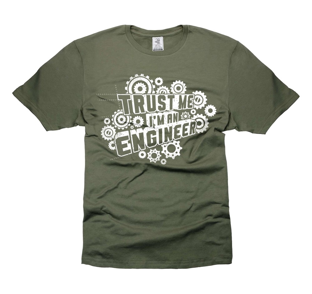 Mens Engineer T-shirt Trust Me I’m An Engineer Shirt engineer Birthday Gift Tee