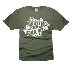 Mens Engineer T-shirt Trust Me I’m An Engineer Shirt engineer Birthday Gift Tee