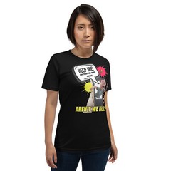 “Unisex Funny T-Shirt – Regular Fit, Crew Neck, 4-Color Design for All”