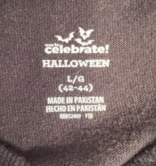 Way To Celebrate Halloween Shirt Burning Skull Men’s Large