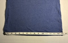 U.S. Polo Assn. Blue Solid Embroidered Logo Tee Cotton Blend Teen L (10-12)