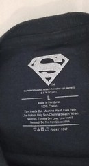 Superman Floral S Logo DC Universe Mens Size Large Shirt Black Comics