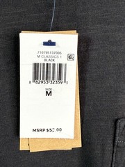 Polo Ralph Lauren Authentic Denim Goods Black Slim Fit Pocket T Shirt Medium