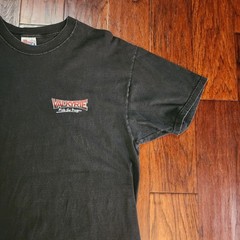 Vintage Valkyrie Ride The Dragon Motorcycle Shirt Men’s 2XL XXL Black 2000’s