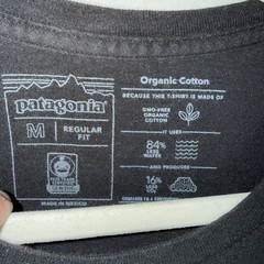 Patagonia Pataloha Short Sleeve T Shirt-Black-Organic Cotton-Medium