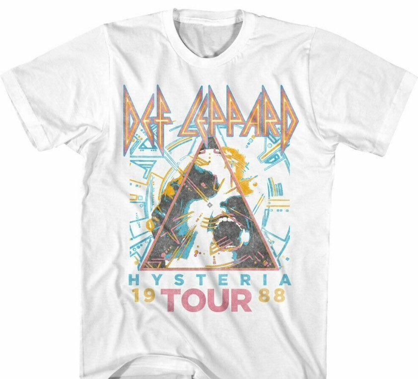 DEF LEPPARD – Hysteria ’87 – T SHIRT S-2XL New Official Live Nation Merchandise