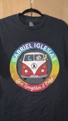 Gabriel Iglesias Love Laughter Cake Stand-Up Tour Men’s XL Black Shirt