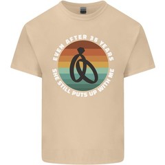 35 Year Wedding Anniversary 35th Marriage Mens Light Cotton T-Shirt