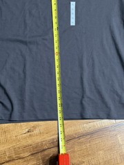 GU by Uniqlo Cotton Crewneck T Shirt Mens Dark Grey Short Sleeve Solid Sz XL