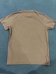 H&M T Shirt Mens Medium Brown Cotton Short Sleeve Regular Fit Crew Neck Casual