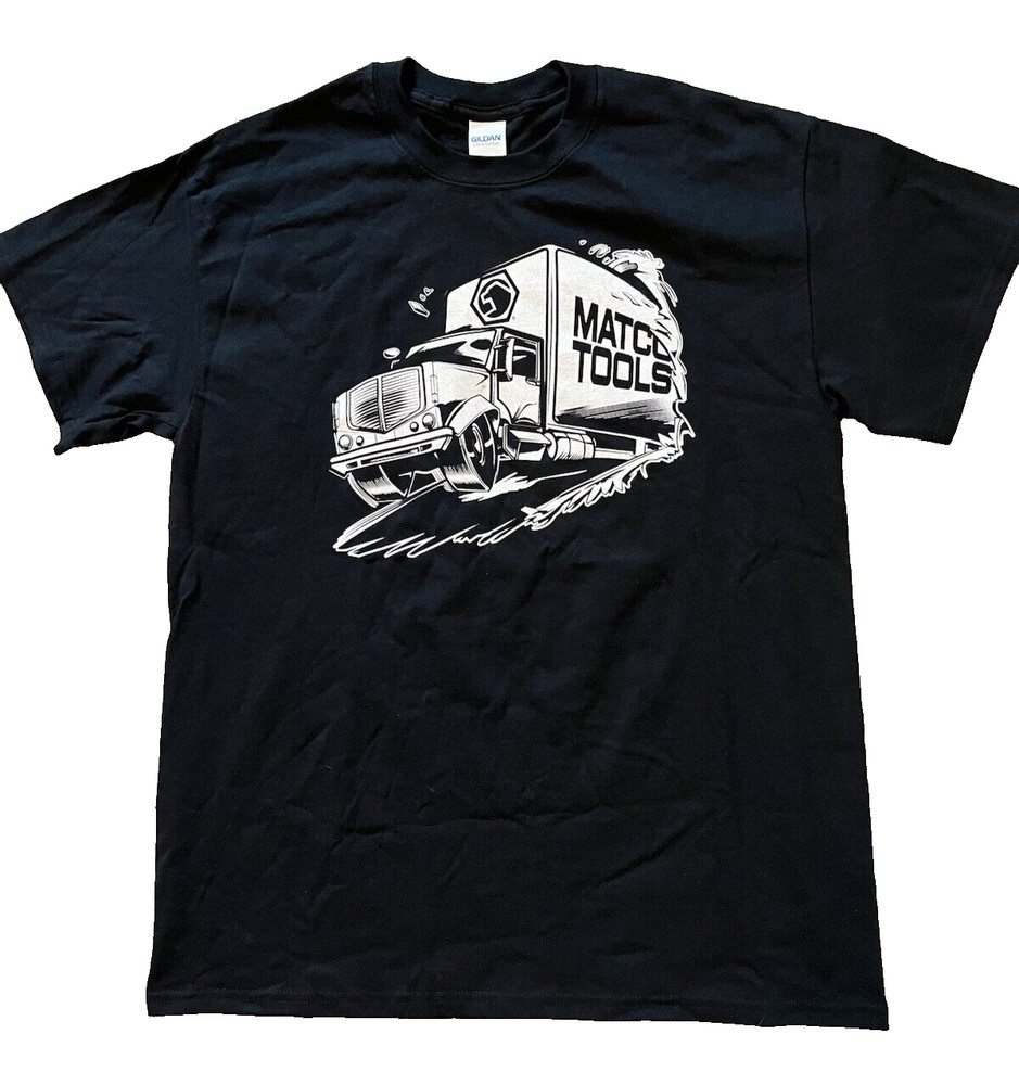 Matco Tools Men’s T-Shirt Tool Truck Graphic Black Tee Size 2XL New