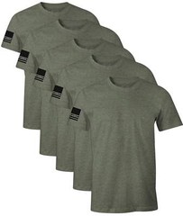 Howitzer Men’s T-shirt Standard Basic Packs Olive Heather Military Grunt