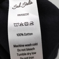 Bad Birdie Shirt Mens XL Black Bad Habits Never Die Graphic Golf Skeletons Tee