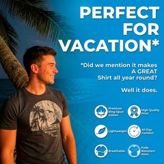 Mens Lake Life Because Beaches Be Salty T Shirt Funny Fresh Water Vacation Tee