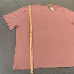 Goodfellow Shirt Mens 4XL Old Rose Every Wear Tee Pink Short Sleeve Casual Soft