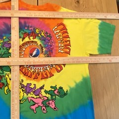 Grateful Dead Spiral Bears Liquid Blue GDB T-Shirt Adult XL Tie Dye 90s Style