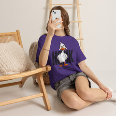 Honk Mood Unbothered Funny Duck Graphic T-Shirt