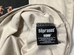 The Sopranos Shirt Mens Medium Beige Tony Soprano Photo Quote Graphic Tee HBO