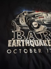 vtg preowned STEDMAN SUPER 50 BART PD Earthquake Response Team black XL t-shirt