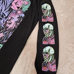 Broken Promises Men’s Medium Reaper and Succubus Long sleeve Graphic T-Shirt