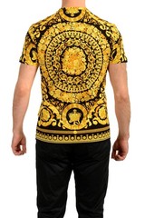 Versace Men’s Barocco Print Crewneck Organic Cotton T-Shirt US 2XL IT 56