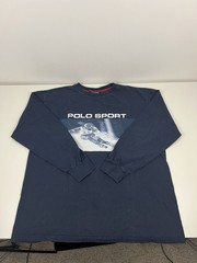 VTG Polo Sport Ralph Lauren T Shirt Men Sz L Large RLX Arctic Challenge USA Made