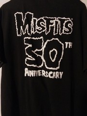 2007 MISFITS 30th Anniversary Jerry Only Glow in the Dark T-Shirt Large